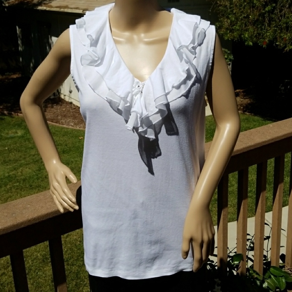 Chaps White Top